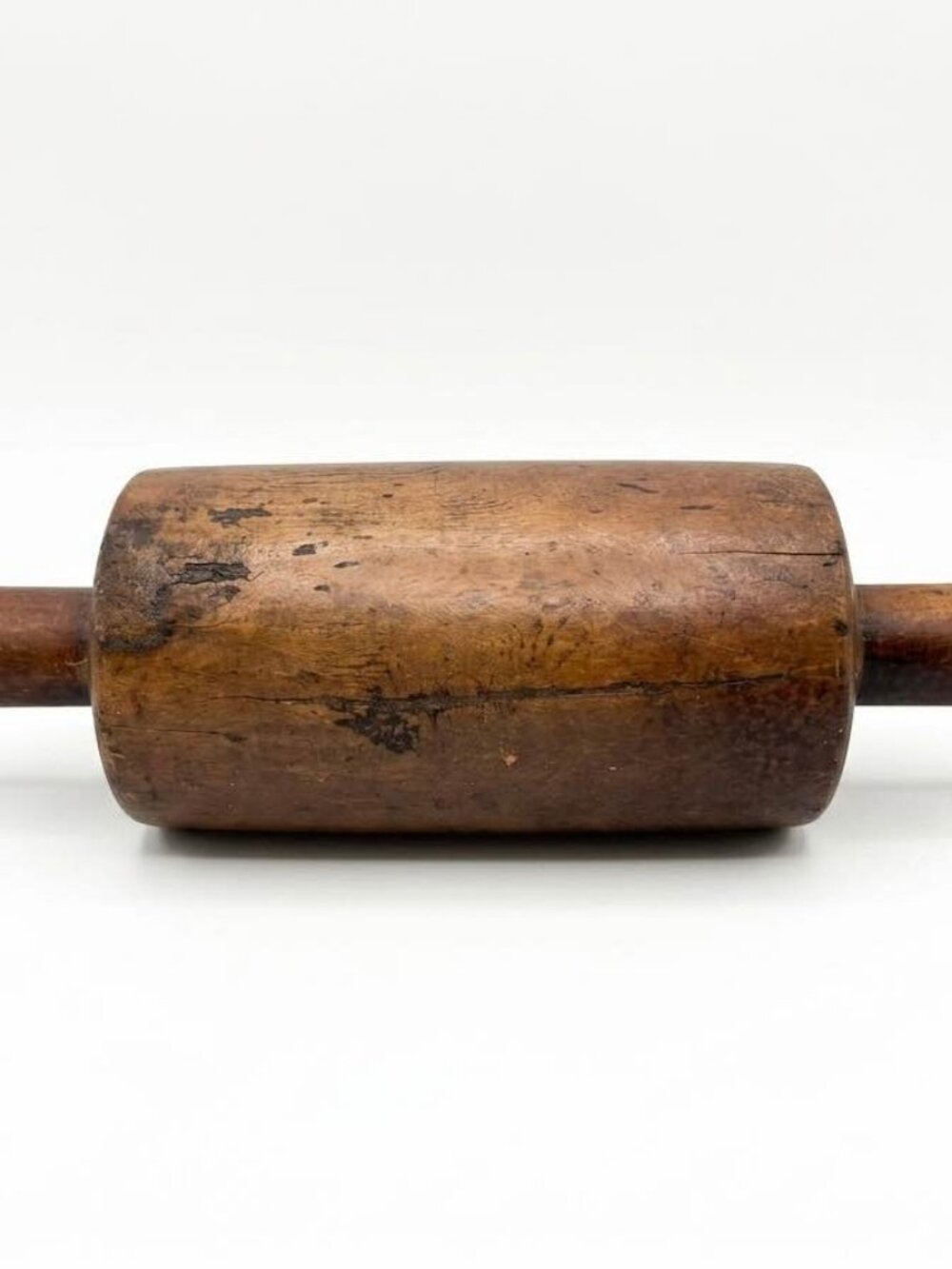 Vintage One-Piece (18” L, 4.5” Diameter) Wooden Rolling Pin